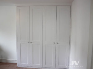 Bespoke Fitted wardrobes | Built-in Wardrobes shaker style | JV Carpentry