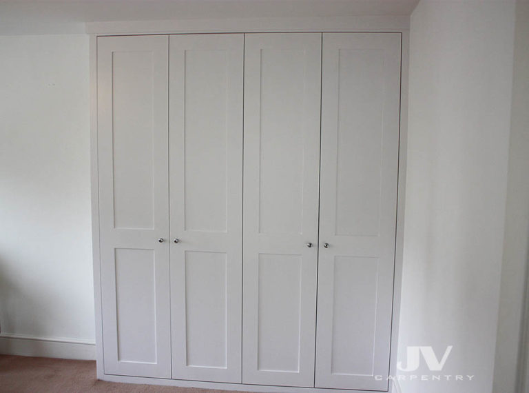 Bespoke Fitted wardrobes | Built-in Wardrobes shaker style | JV Carpentry