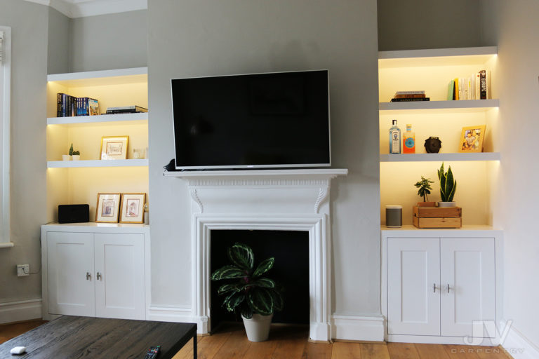 modern alcove ideas for living room