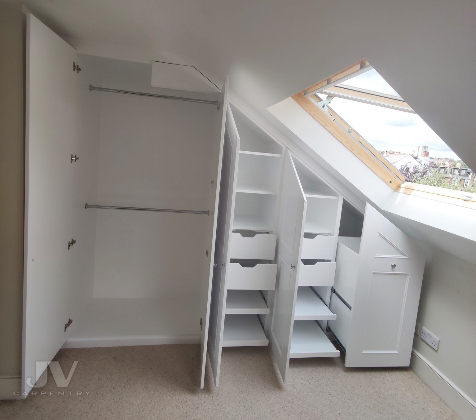 15 Fitted Wardrobes Ideas for Loft Conversion JV Carpentry