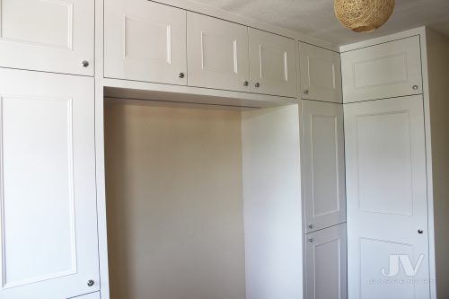 12 Fitted Wardrobes Over bed Ideas for your bedroom | JV Carpentry