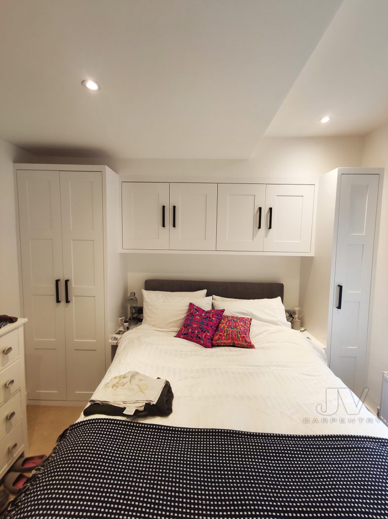 12 Fitted Wardrobes Over bed Ideas for your bedroom | JV Carpentry