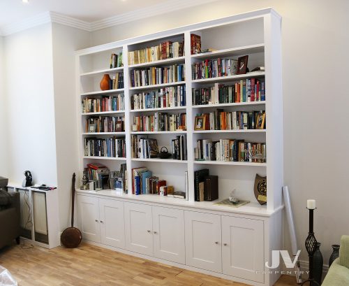 27 Custom Bookcases & Bespoke Shelving Units Ideas | JV Carpentry