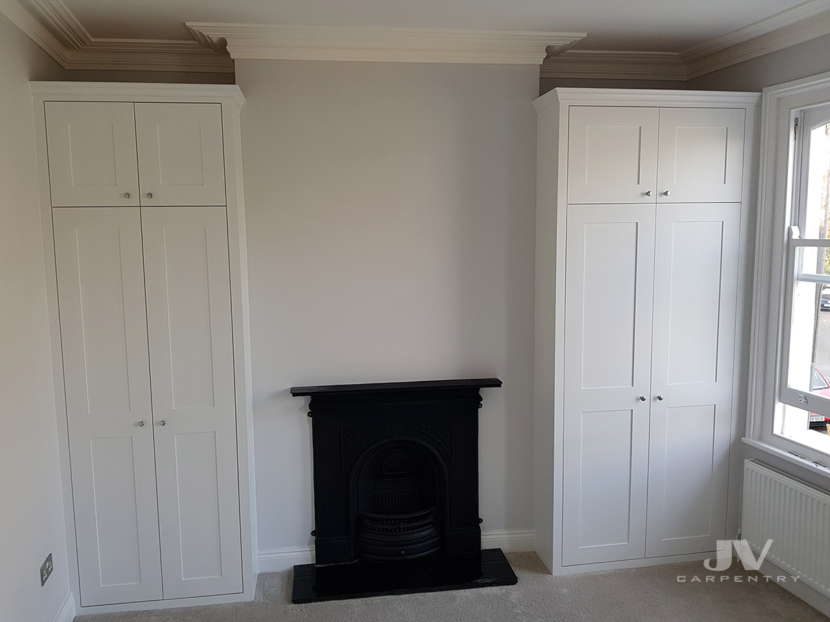 two alcove fitted wardrobe in south London