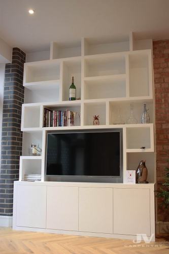 Fitted Alcove Cupboards Bookshelves And Bookcases Jv Carpentry